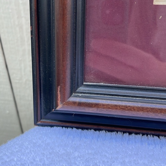 Charles Overly  “The Old Worth Church” Framed Print - Picture 8 of 9